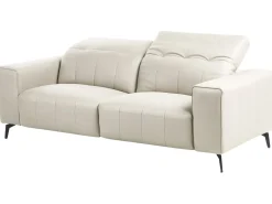 Divano 3 posti OMMEL Tessuto Beige chiaro