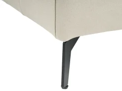 Divano 3 posti OMMEL Tessuto Beige chiaro
