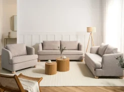 Divano 2 posti RATTVIK Bouclé Beige