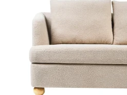 Divano 2 posti RATTVIK Bouclé Beige