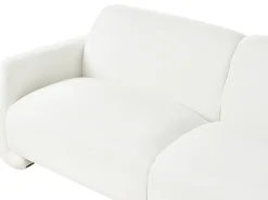 Divano 3 posti SALAND Tessuto Bianco