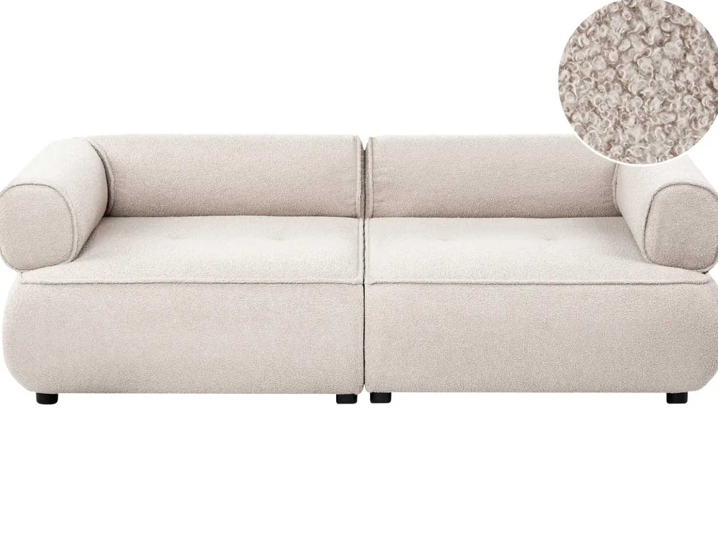 Divano 3 posti SALLA Bouclé Beige