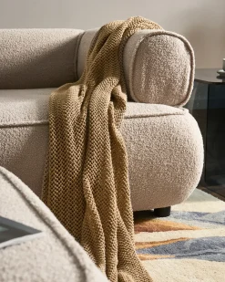 Divano 3 posti SALLA Bouclé Beige