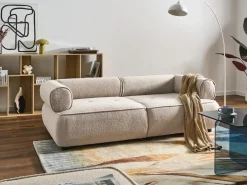 Divano 3 posti SALLA Bouclé Beige