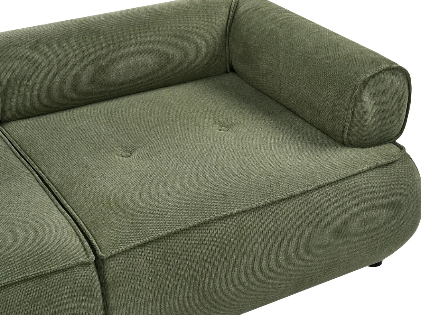 Divano 3 posti SALLA Tessuto Verde