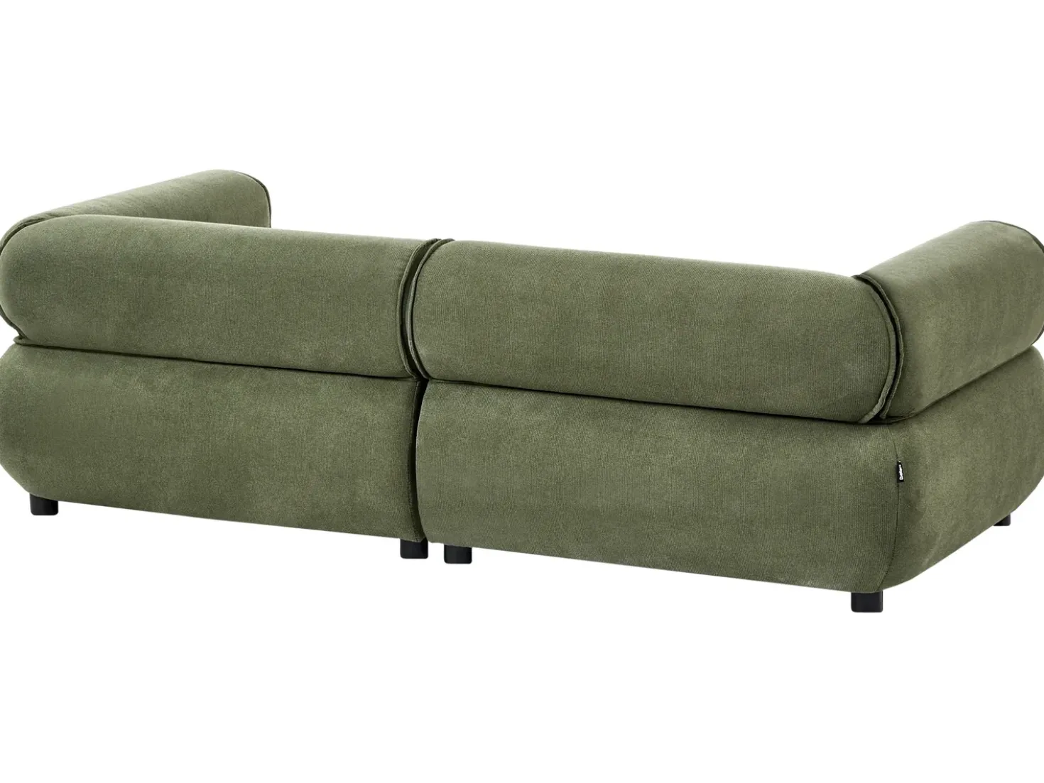 Divano 3 posti SALLA Tessuto Verde