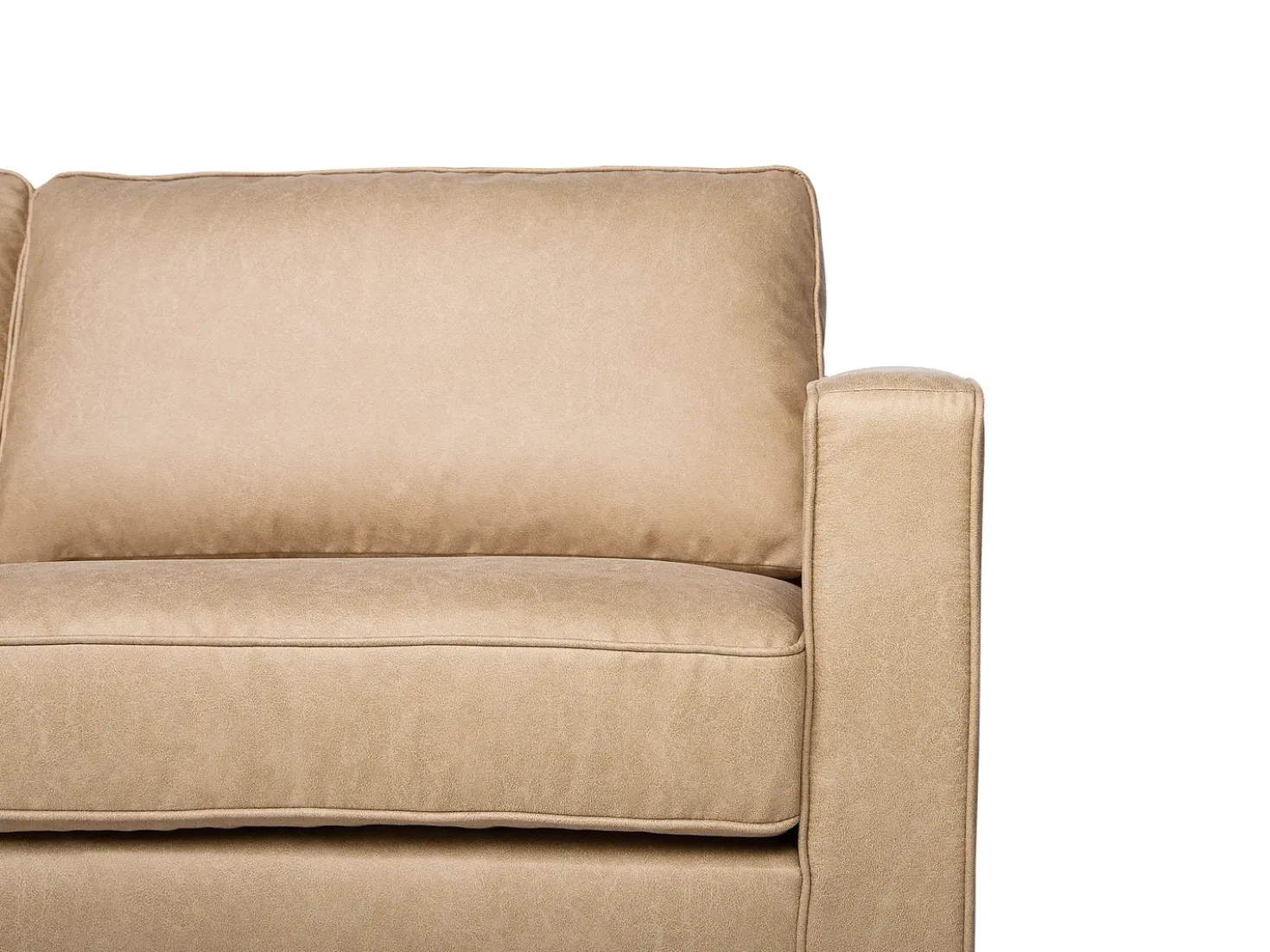 Divano 3 posti SAVALEN Pelle sintetica Beige