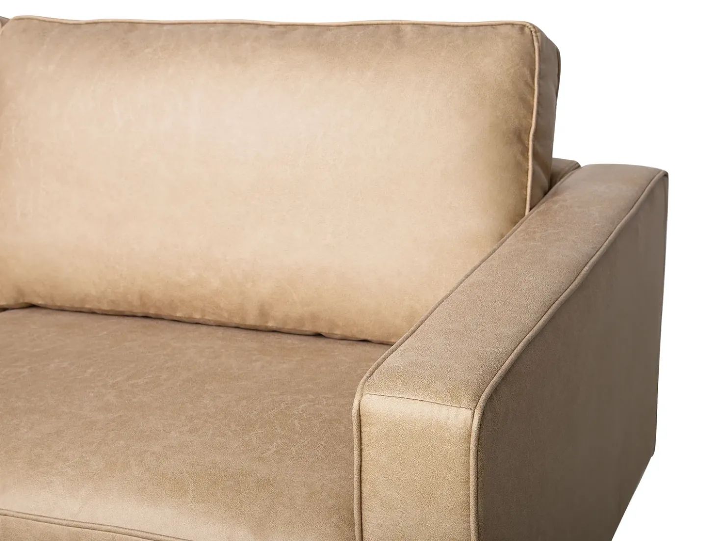 Divano 3 posti SAVALEN Pelle sintetica Beige
