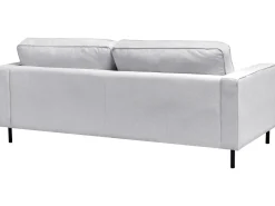 Divano 3 posti SAVALEN Tessuto Grigio chiaro