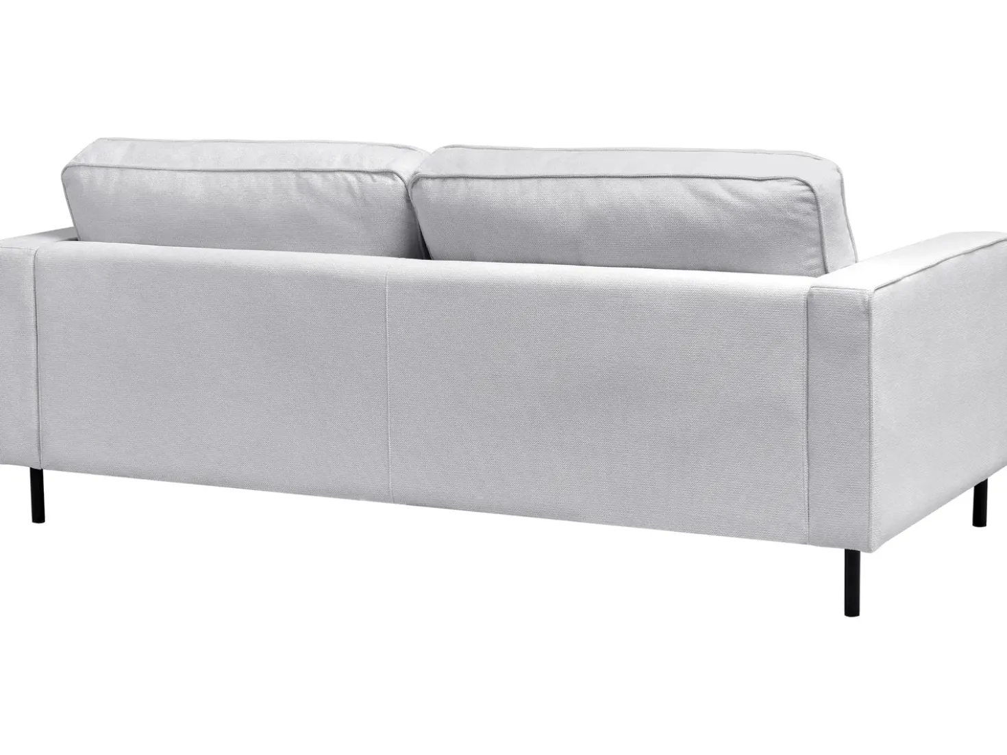 Divano 3 posti SAVALEN Tessuto Grigio chiaro