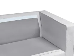 Divano 3 posti SAVALEN Tessuto Grigio chiaro