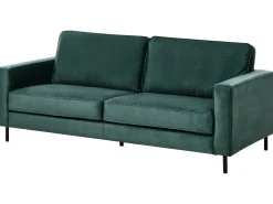 Divano 3 posti SAVALEN Velluto Verde scuro