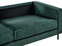 Divano 3 posti SAVALEN Velluto Verde scuro