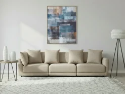 Divano 3 posti SIGTUNA Tessuto Beige