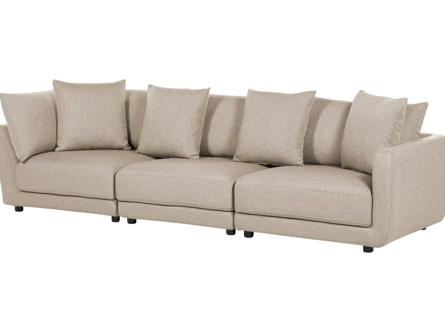 Divano 3 posti SIGTUNA Tessuto Beige