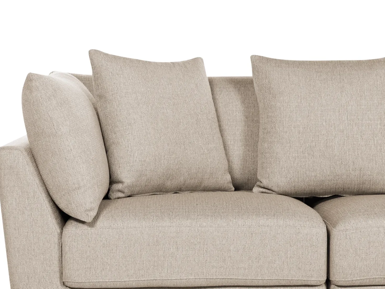 Divano 3 posti SIGTUNA Tessuto Beige