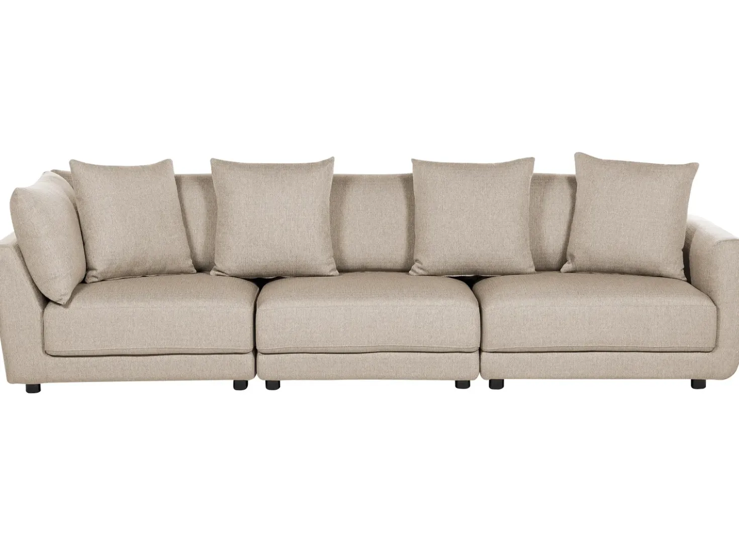 Divano 3 posti SIGTUNA Tessuto Beige