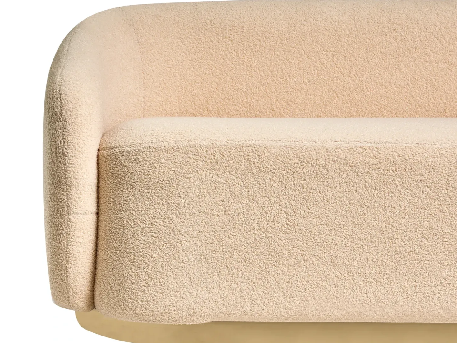 Divano 2 posti SIPO Bouclé Beige