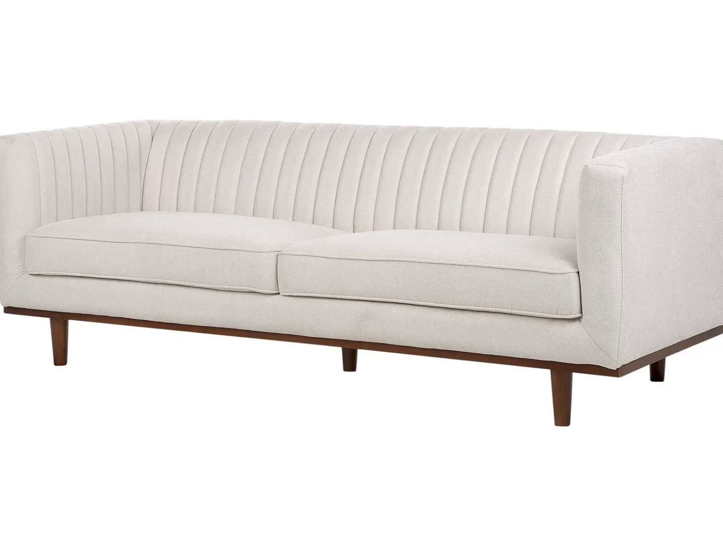 Divano 3 posti SKAULE Tessuto Beige