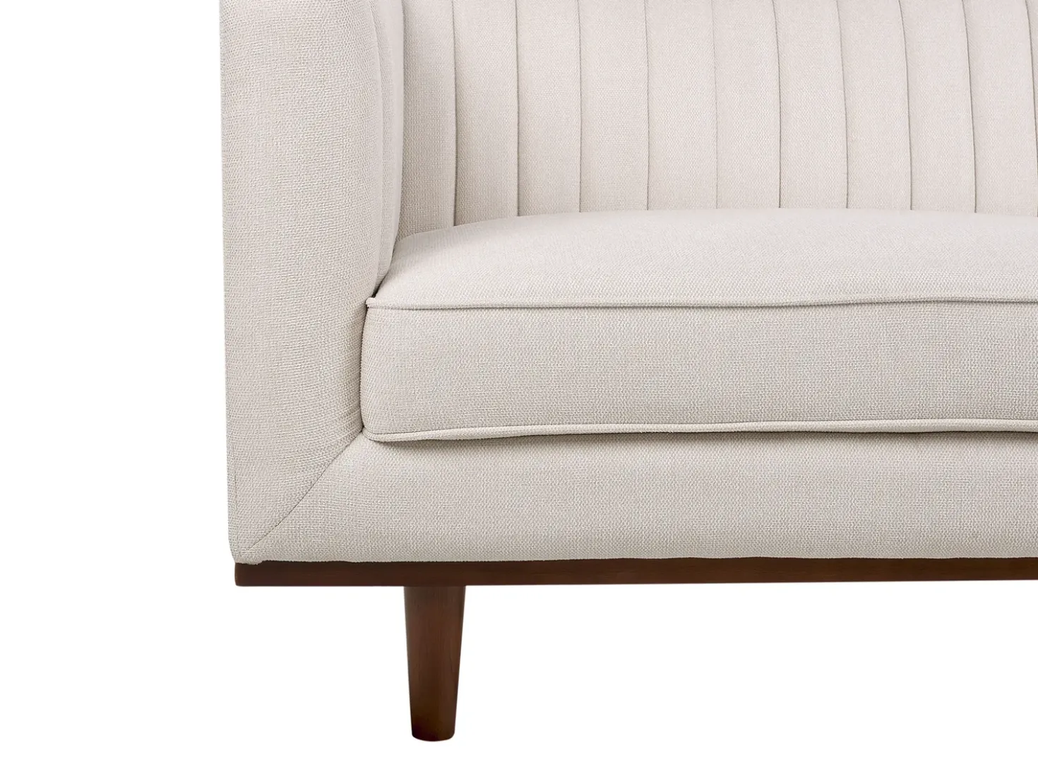 Divano 3 posti SKAULE Tessuto Beige