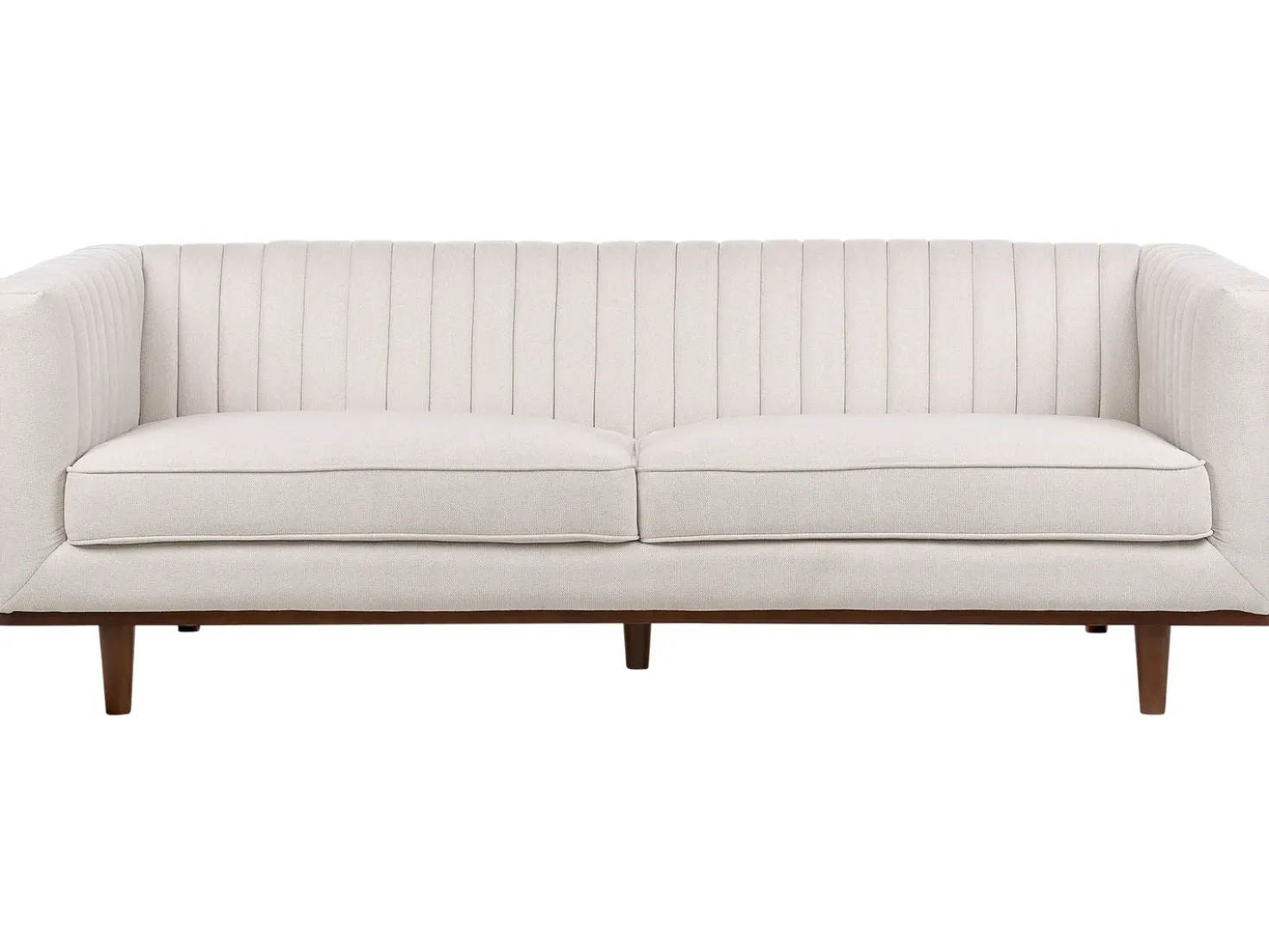 Divano 3 posti SKAULE Tessuto Beige