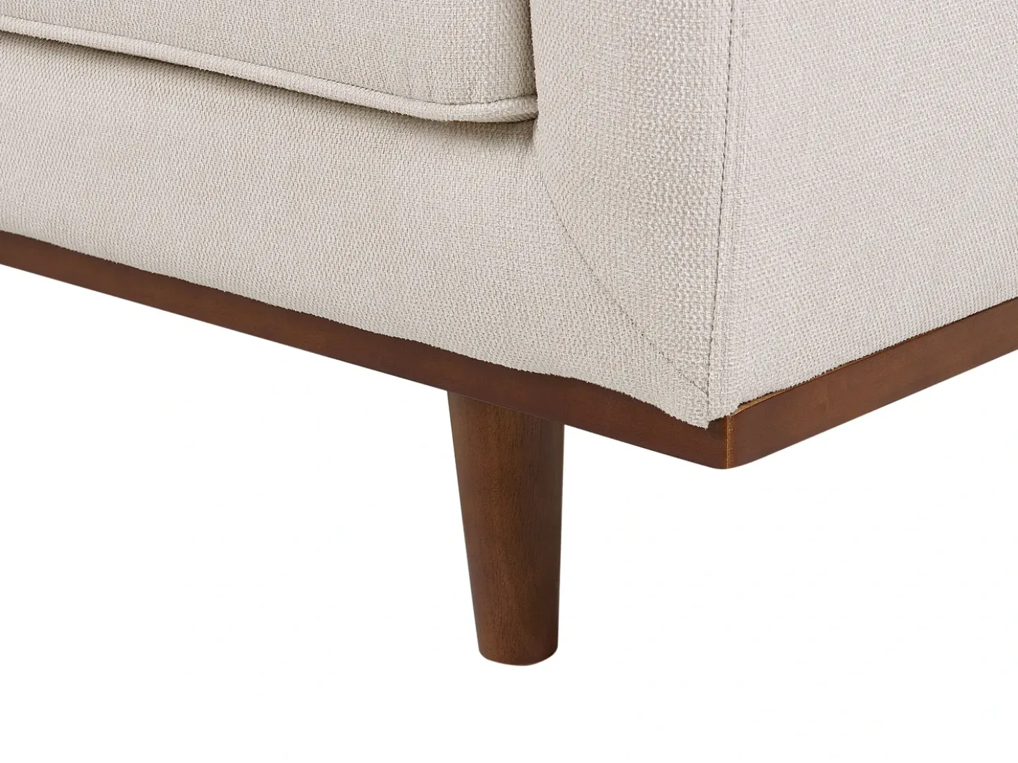 Divano 3 posti SKAULE Tessuto Beige