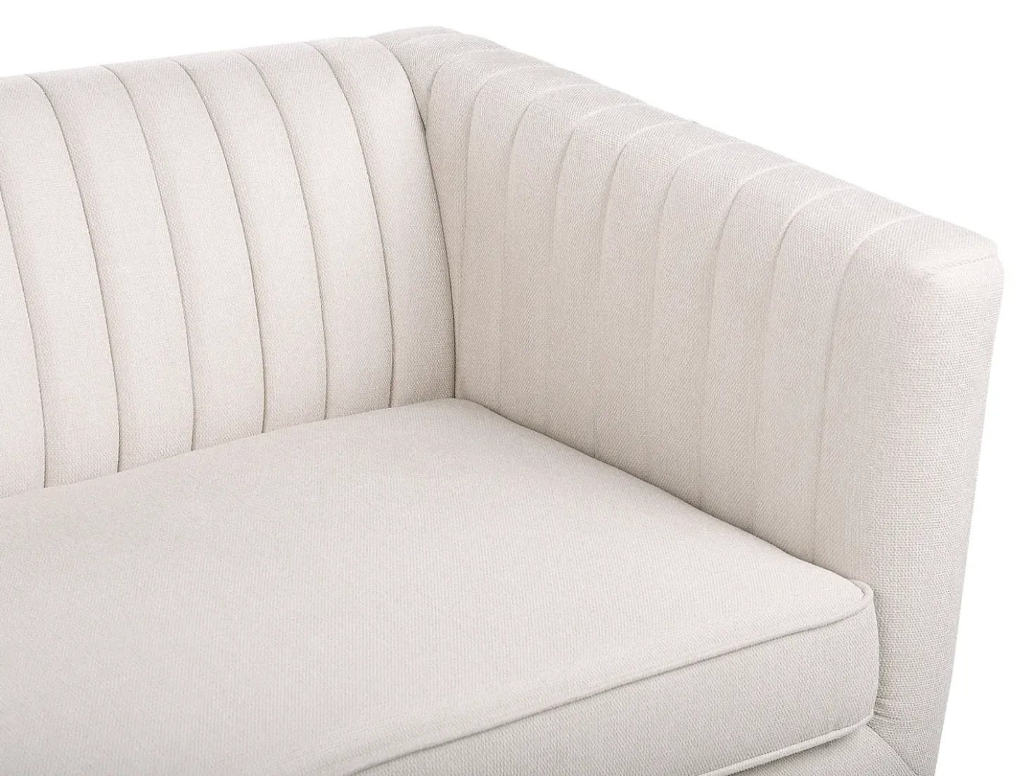Divano 3 posti SKAULE Tessuto Beige