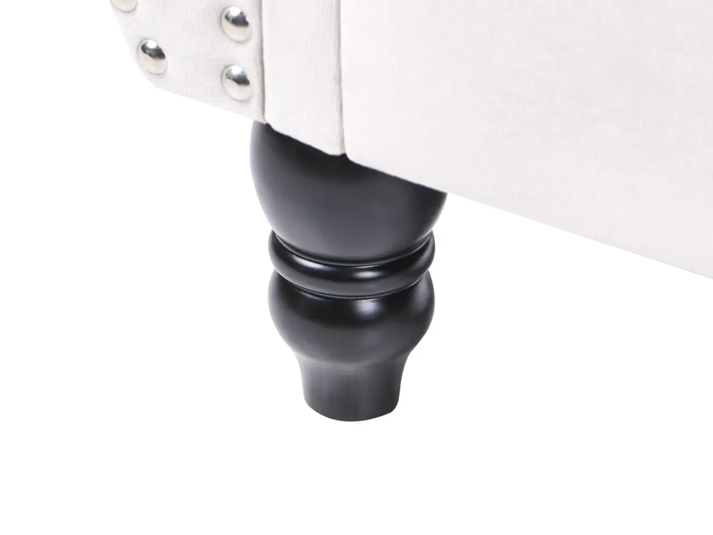 Divano 3 posti SKIEN Velluto Beige chiaro