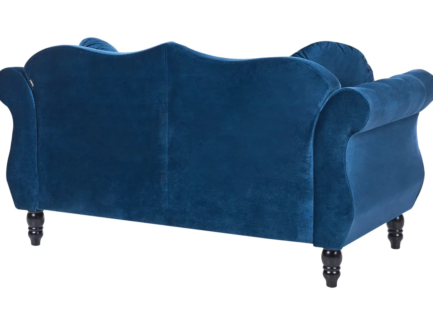 Divano 2 posti SKIEN Velluto Blu marino