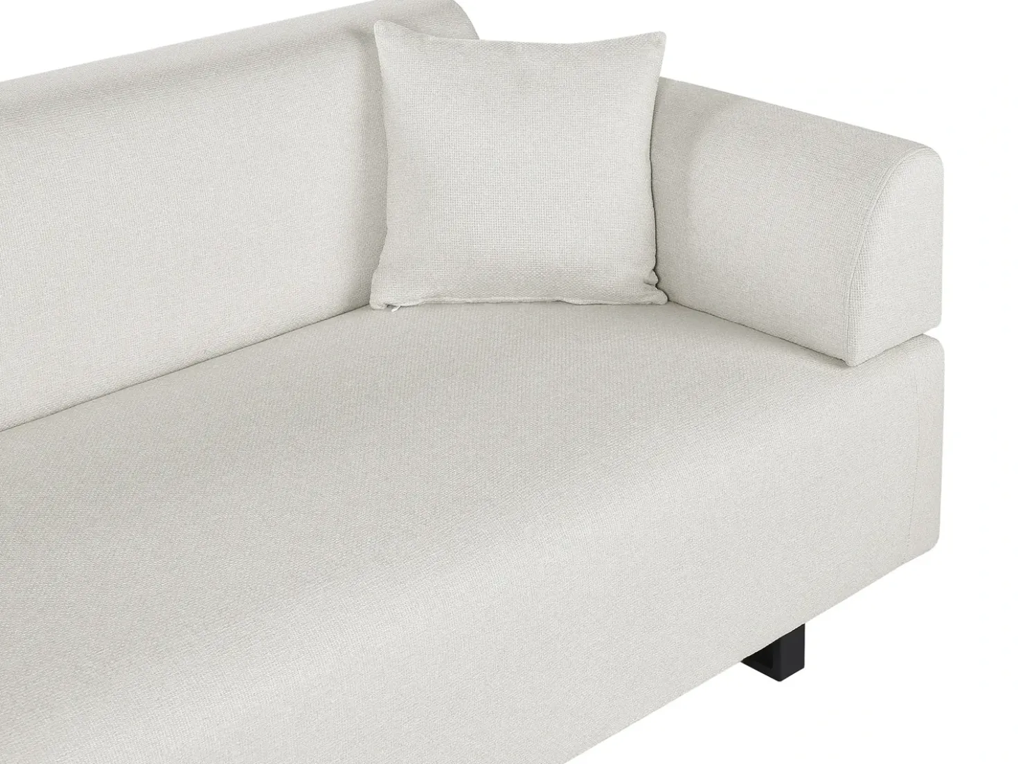 Divano 3 posti SOKNA Tessuto Beige chiaro con tavoli