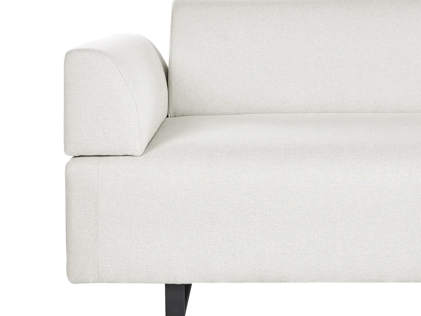 Divano 3 posti SOKNA Tessuto Beige chiaro con tavoli