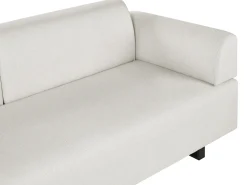 Divano 3 posti SOKNA Tessuto Beige chiaro con tavoli