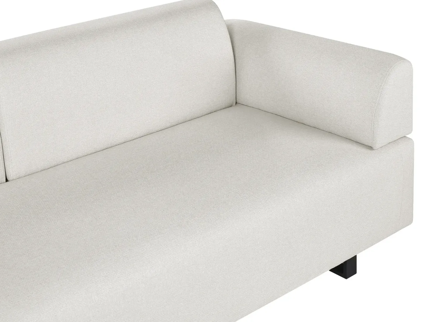 Divano 3 posti SOKNA Tessuto Beige chiaro con tavoli