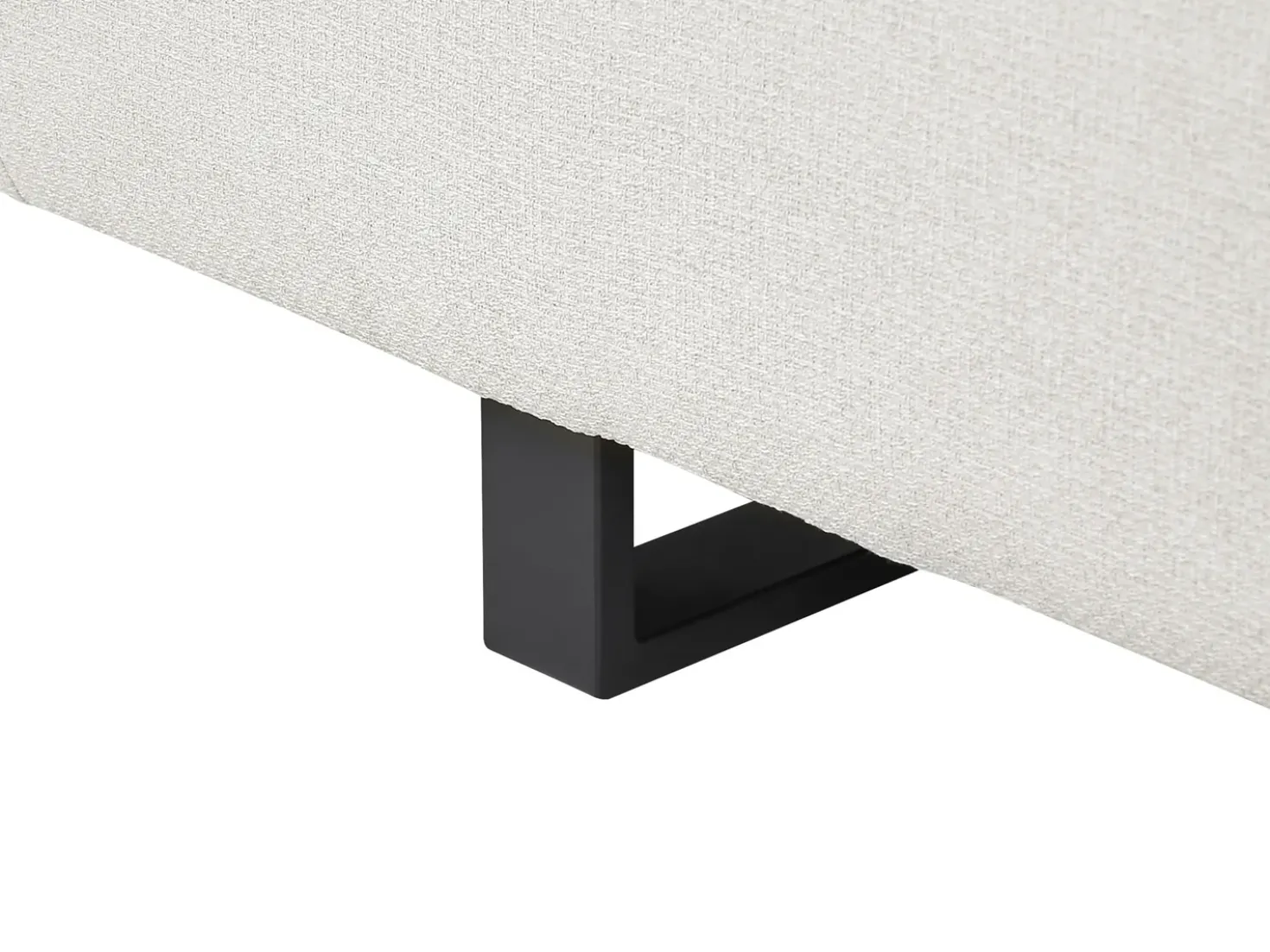 Divano 3 posti SOKNA Tessuto Beige chiaro con tavoli