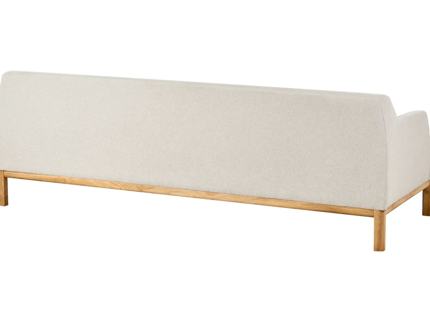 Divano 3 posti SOSJO Tessuto Beige chiaro