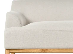 Divano 3 posti SOSJO Tessuto Beige chiaro