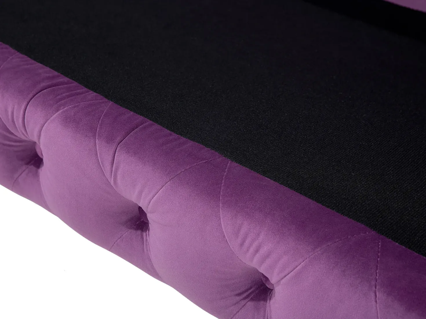 Divano 3 posti SOTRA Velluto Viola