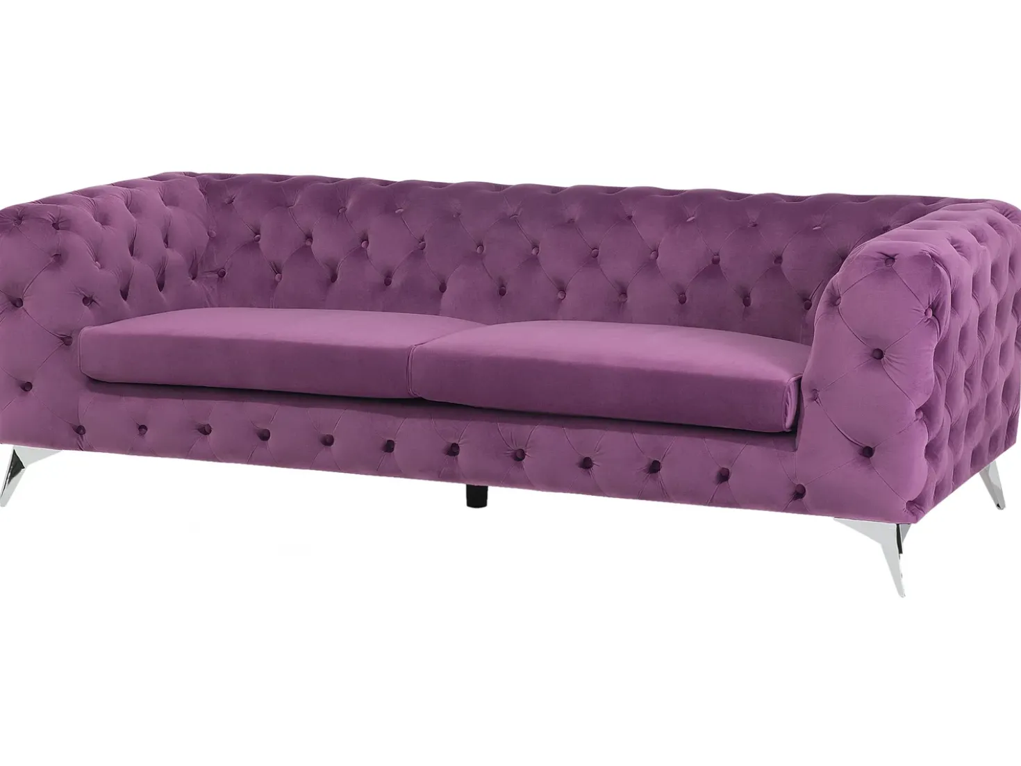 Divano 3 posti SOTRA Velluto Viola