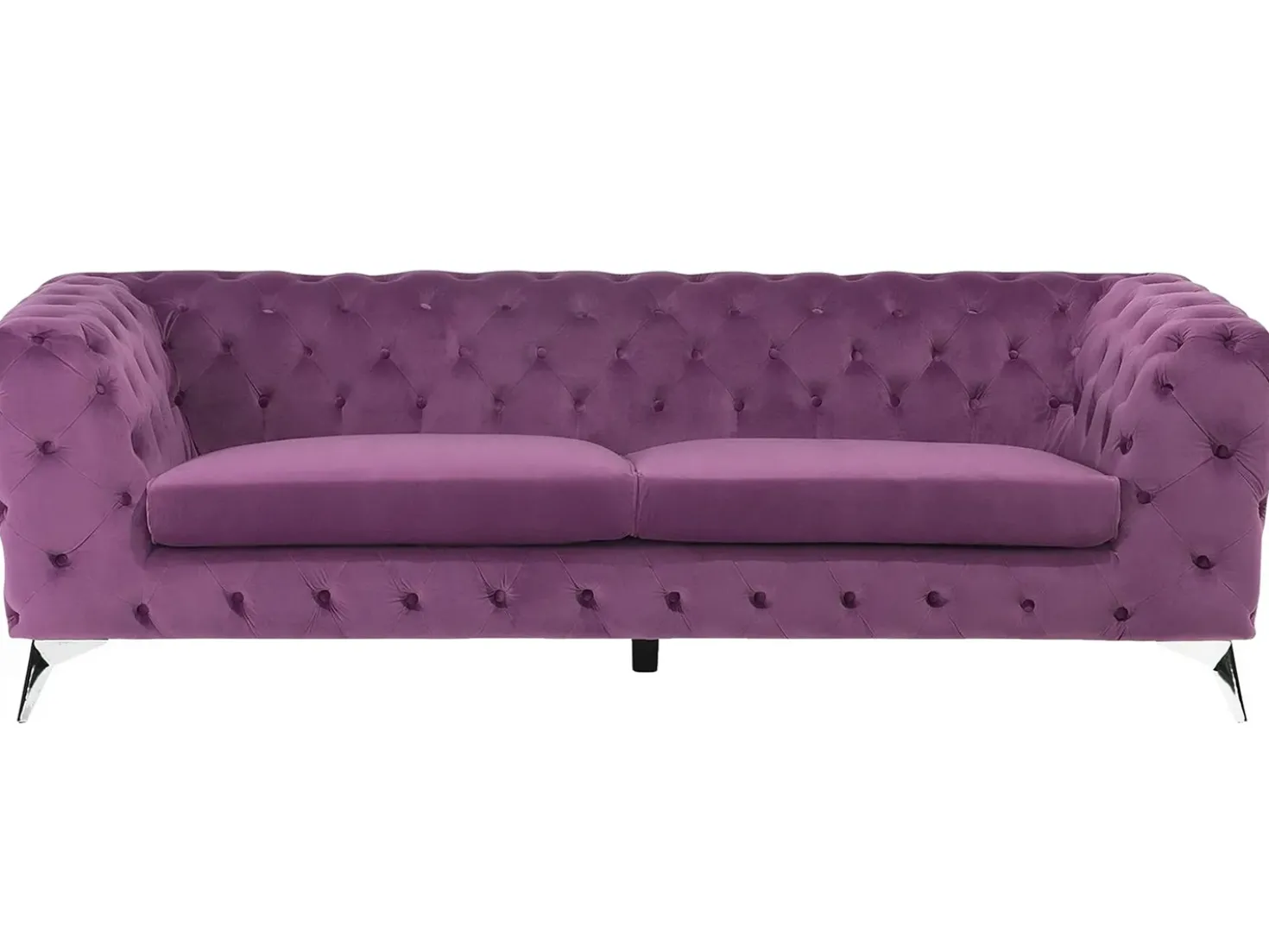 Divano 3 posti SOTRA Velluto Viola