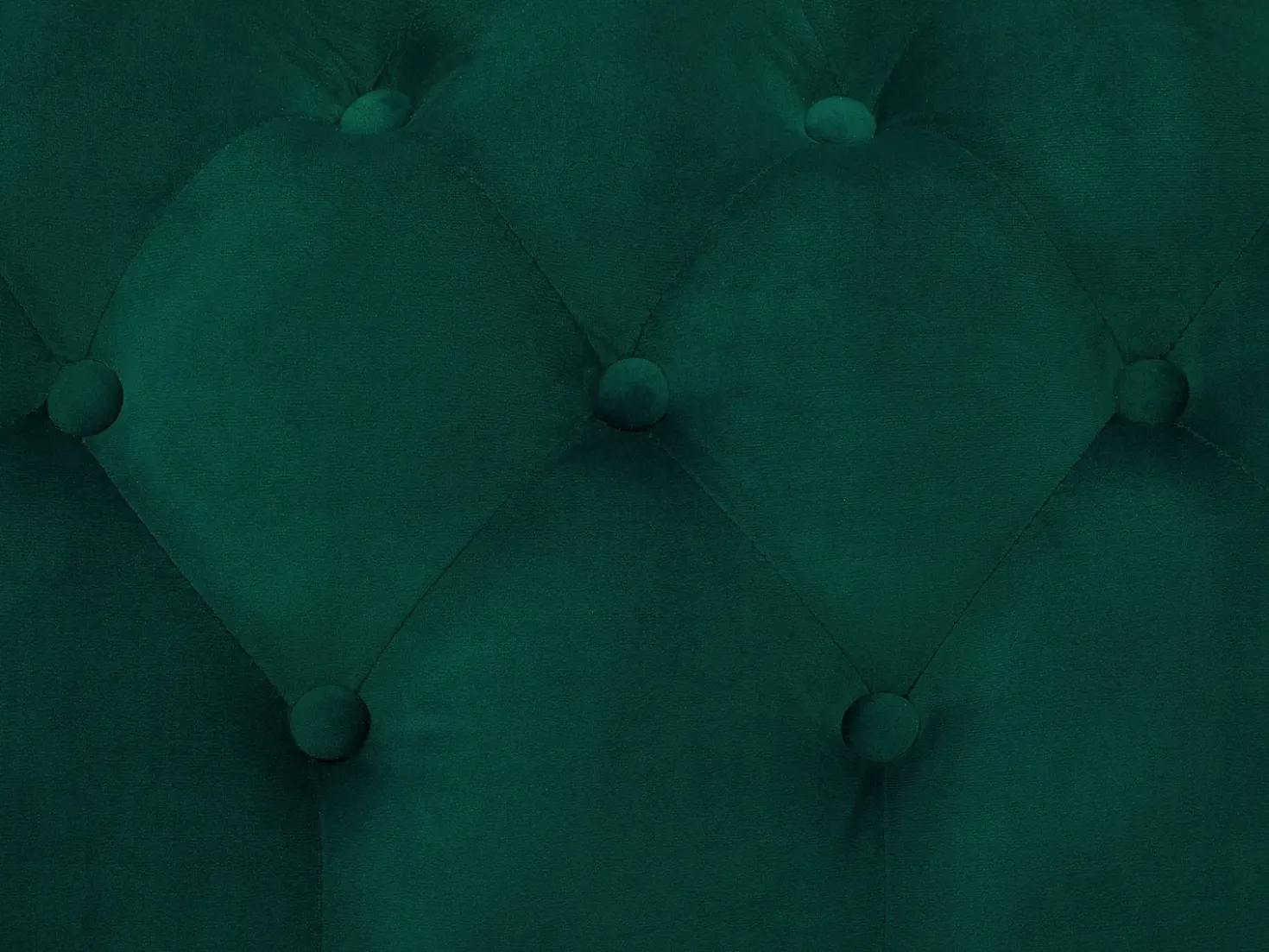 Divano 3 posti SOTRA Velluto Verde smeraldo