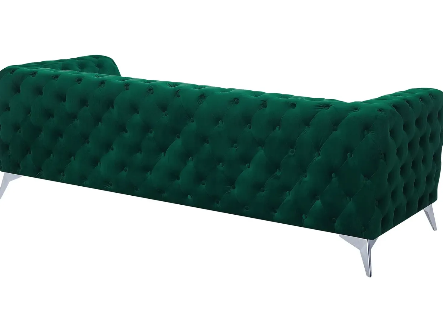 Divano 3 posti SOTRA Velluto Verde smeraldo