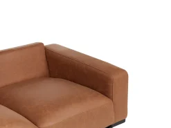 Divano 3 posti SOVIK Pelle sintetica Marrone