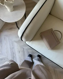 Divano 3 posti TONSBERG Tessuto Beige chiaro