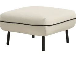 Divano 3 posti TONSBERG Tessuto Beige chiaro con ottomana