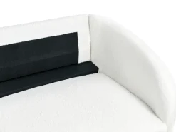 Divano 3 posti TROSA Bouclé Bianco