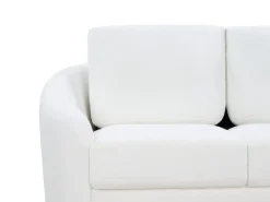 Divano 3 posti TROSA Bouclé Bianco