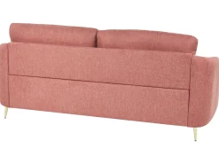 Divano 3 posti TROSA Tessuto Rosa