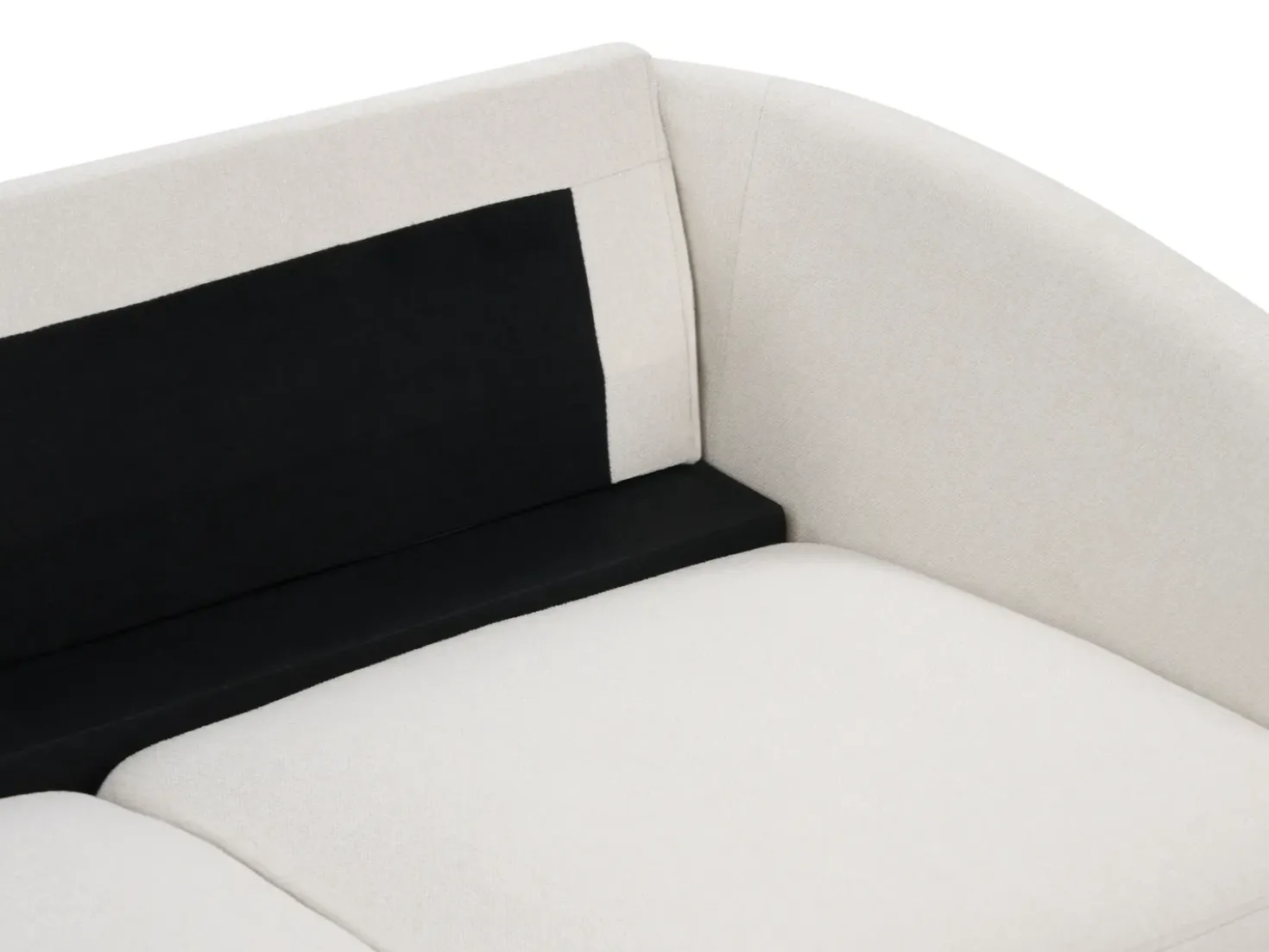Divano 2 posti TROSA Tessuto Beige chiaro