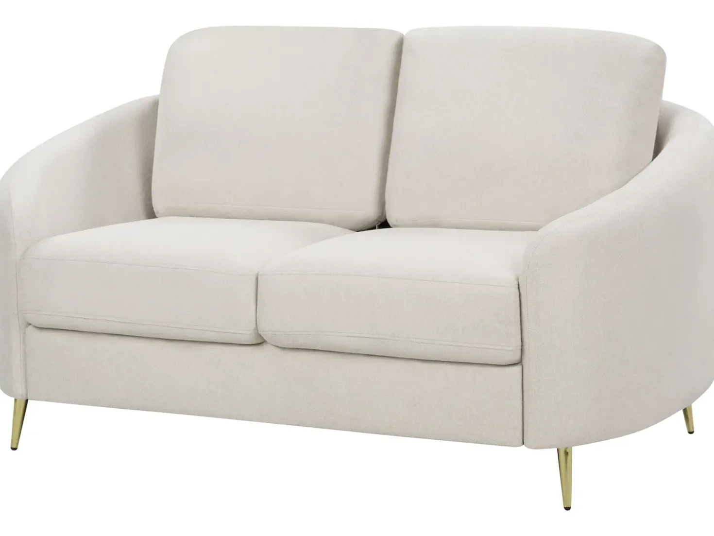 Divano 2 posti TROSA Tessuto Beige chiaro