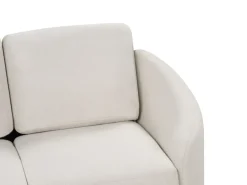 Divano 2 posti TROSA Tessuto Beige chiaro